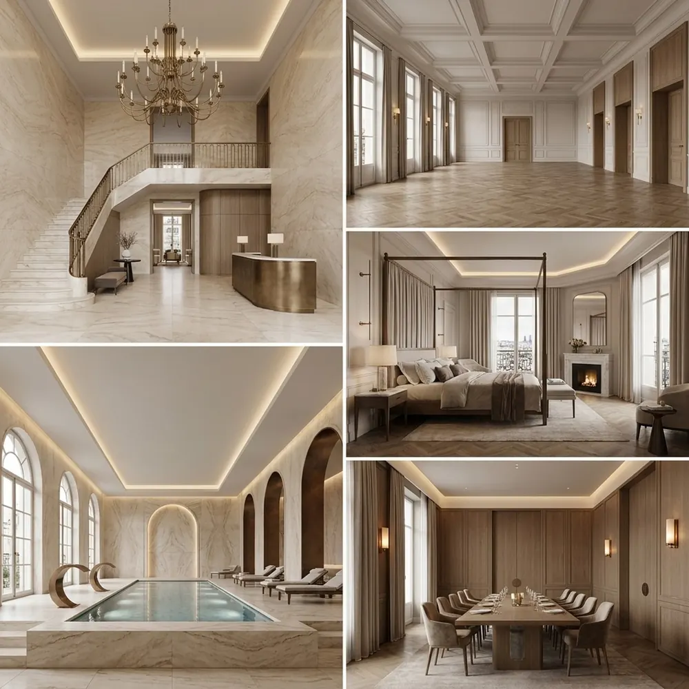 lumiere design collage