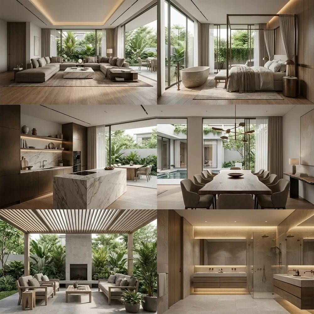 orchard design collage